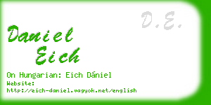 daniel eich business card